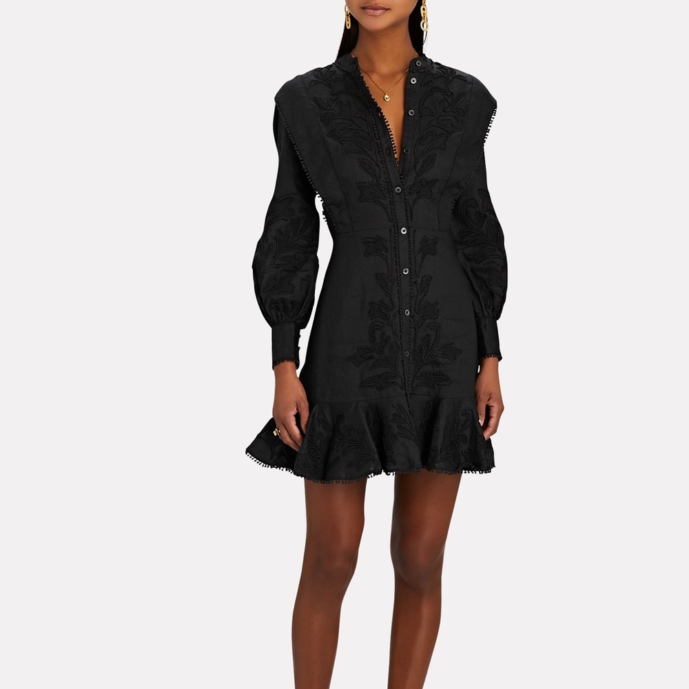 Veronica Beard Analeah Embroidered Minidress